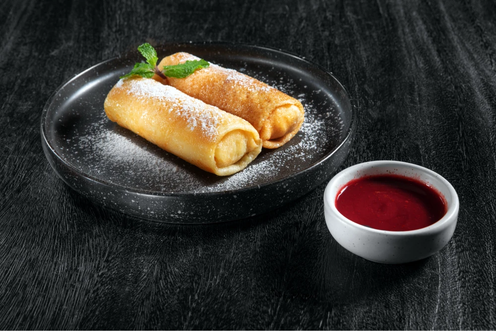 Pancakes with Cottage Cheese and Raisin
