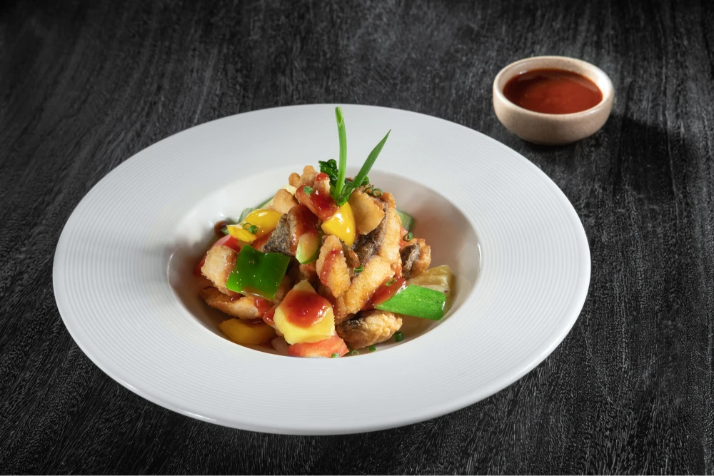 Fried Fish with Sweet and Sour Sauce