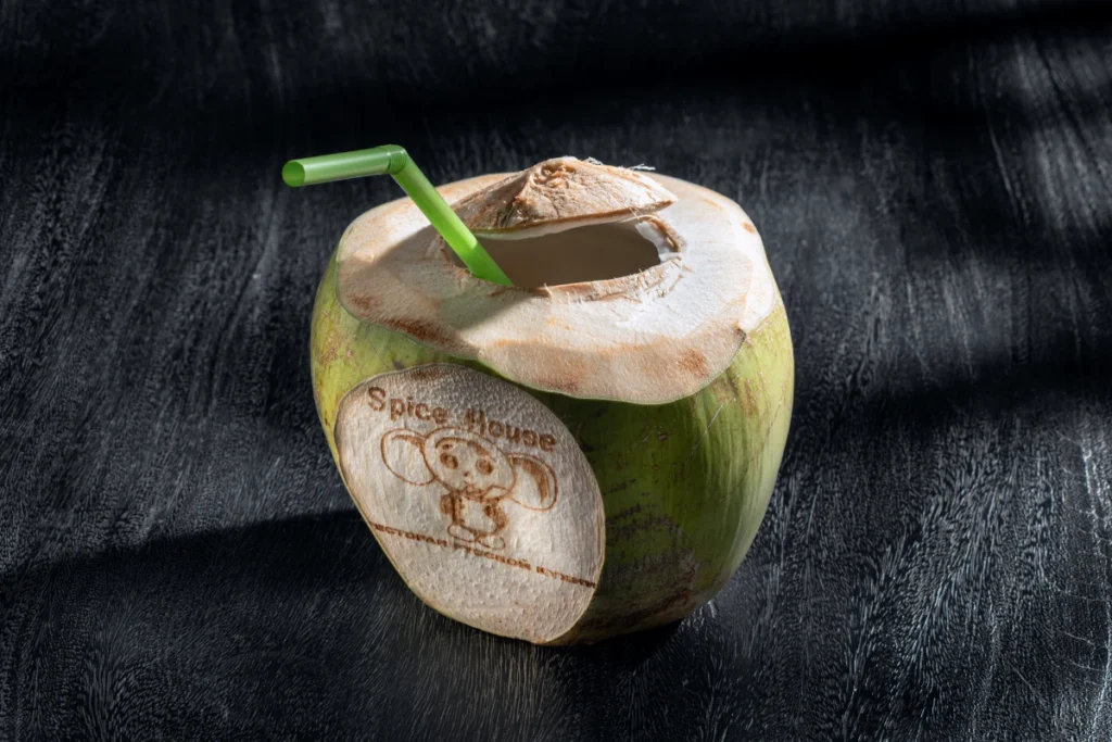 Fresh coconut juice